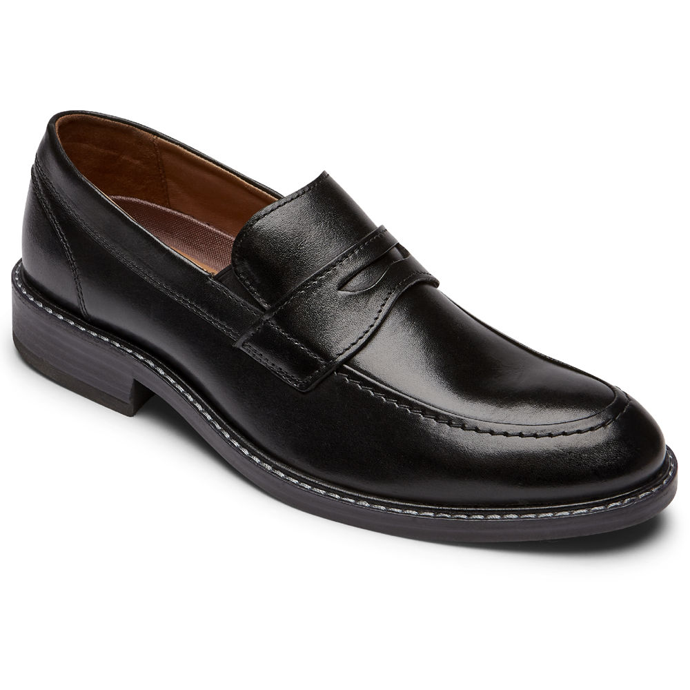 Rockport Singapore Mens Loafers - Kenton Penny Black - MQ9153280